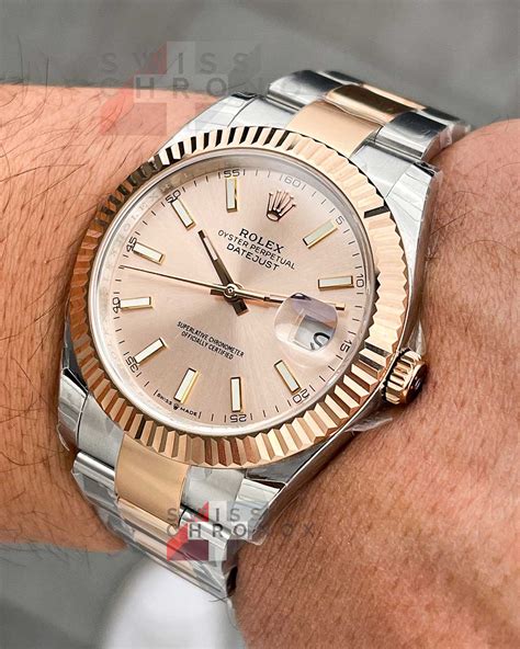 two tone rose gold rolex 41|36mm rolex datejust rose gold.